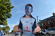 22 September 2013; Dublin supporter Naoise O'Bradaigh, from Rathmines, ahead of the GAA Football All-Ireland Championship Finals, Croke Park, Dublin. Picture credit: Brian Lawless / SPORTSFILE