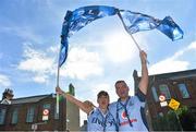 22 September 2013; Dublin supporters Maria Barnes and John Matthews, from Finglas, ahead of the GAA Football All-Ireland Championship Finals, Croke Park, Dublin. Picture credit: Brian Lawless / SPORTSFILE