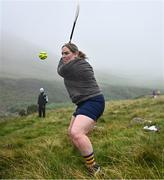 5 August 2024; Eimear Reynolds of Offaly during the 2024 M. Donnelly GAA All-Ireland Poc Fada Finals at Annaverna Mountain in the Cooley Peninsula, Ravensdale, Louth. Photo by Ben McShane/Sportsfile
