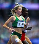6 August 2024; Sarah Healy of Team Ireland in action during the women's 1500m round 1 at the Stade de France during the 2024 Paris Summer Olympic Games in Paris, France. Photo by Sam Barnes/Sportsfile