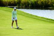 7 August 2024; Stephanie Meadow of Team Ireland during round one of the women's individual strokeplay at Le Golf National during the 2024 Paris Summer Olympic Games in Paris, France. Photo by Brendan Moran/Sportsfile