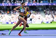 7 August 2024; Sophie O’Sullivan of Team Ireland in action during the women's 1500m repechage at the Stade de France during the 2024 Paris Summer Olympic Games in Paris, France. Photo by Sam Barnes/Sportsfile