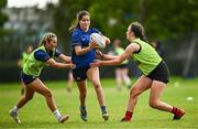 7 August 2024; Participants during the Bank of Ireland Leinster Rugby School of Excellence at The King's Hospital School in Dublin. Photo by Harry Murphy/Sportsfile