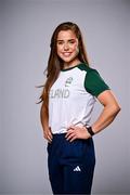 1 August 2024; Team Ireland complete as athletes for Para Equestrian, Para Triathlon and Para Rowing are unveiled at the RDS in Dublin. Paralympics Ireland athletes will compete at Paris 2024 this summer from August 28 - September 8 #TheNextLevel | #Paris2024 | #TeamIreland. Pictured is Katie O'Brien. Photo by Harry Murphy/Sportsfile