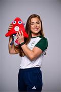 1 August 2024; Team Ireland complete as athletes for Para Equestrian, Para Triathlon and Para Rowing are unveiled at the RDS in Dublin. Paralympics Ireland athletes will compete at Paris 2024 this summer from August 28 - September 8 #TheNextLevel | #Paris2024 | #TeamIreland. Pictured is Katie O'Brien. Photo by Harry Murphy/Sportsfile