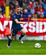 5 August 2024; Cameron Dummigan of Derry City during the SSE Airtricity Men's Premier Division match between Shelbourne and Derry City at Tolka Park in Dublin. Photo by Tyler Miller/Sportsfile