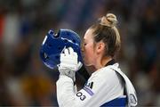 8 August 2024; Jade Jones of Team Great Britain before her bout against Miljana Reljikj of Team North Macedonia during the women's -57kg round of 16 at the Grand Palais during the 2024 Paris Summer Olympic Games in Paris, France. Photo by Stephen McCarthy/Sportsfile