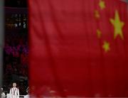 8 August 2024; Yuan Chang of Team China with her gold medal at the medal presentation for the women's 54kg at Court Philippe-Chatrier in Roland Garros Stadium during the 2024 Paris Summer Olympic Games in Paris, France. Photo by Stephen McCarthy/Sportsfile
