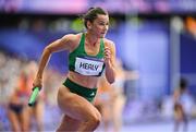 9 August 2024; Phil Healy of Team Ireland in action during the women's 4 x 400m relay round 1 at the Stade de France during the 2024 Paris Summer Olympic Games in Paris, France. Photo by Sam Barnes/Sportsfile