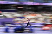 9 August 2024; Chari Hawkins of Team United States in action during the women's heptathlon javelin at the Stade de France during the 2024 Paris Summer Olympic Games in Paris, France. Photo by Sam Barnes/Sportsfile