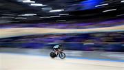 9 August 2024; Lara Gillespie of Team Ireland during the women's madison final at the Saint-Quentin-en-Yvelines National Velodrome during the 2024 Paris Summer Olympic Games in Paris, France. Photo by David Fitzgerald/Sportsfile