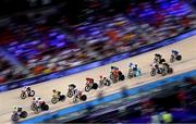 9 August 2024; A general view during the women's madison final at the Saint-Quentin-en-Yvelines National Velodrome during the 2024 Paris Summer Olympic Games in Paris, France. Photo by David Fitzgerald/Sportsfile