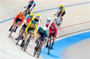 9 August 2024; Alice Sharpe of Team Ireland during the women's madison final at the Saint-Quentin-en-Yvelines National Velodrome during the 2024 Paris Summer Olympic Games in Paris, France. Photo by Zac Williams/Sportsfile