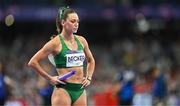 10 August 2024; Sophie Becker of Team Ireland before the women's 4x400 relay final at the Stade de France during the 2024 Paris Summer Olympic Games in Paris, France. Photo by Sam Barnes/Sportsfile
