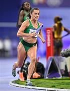 10 August 2024; Phil Healy of Team Ireland during the women's 4x400 relay final at the Stade de France during the 2024 Paris Summer Olympic Games in Paris, France. Photo by Sam Barnes/Sportsfile