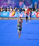 11 August 2024; Fionnuala McCormack of Team Ireland on her way to finishing the women's marathon at Esplanade des Invalides during the 2024 Paris Summer Olympic Games in Paris, France. Photo by Sam Barnes/Sportsfile