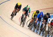 11 August 2024; Lara Gillespie of Team Ireland during the women's omnium tempo race at the Saint-Quentin-en-Yvelines National Velodrome during the 2024 Paris Summer Olympic Games in Paris, France. Photo by David Fitzgerald/Sportsfile