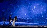 11 August 2024; Actor Tom Cruise during the closing ceremony of the 2024 Paris Summer Olympic Games at Stade de France in Paris, France. Photo by David Fitzgerald/Sportsfile