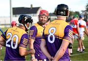 12 August 2024; Former Kilkenny hurler Tommy Walsh, centre, before the Hurling for Cancer Research 2024 charity match at Netwatch Cullen Park in Carlow. Photo by Piaras Ó Mídheach/Sportsfile
