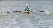 18 August 2024; Paul O'Donovan of Ireland competes in his lightweight men's single sculls heat during the World Rowing Championships 2024 at Royal Canadian Henley Rowing Course in St Catharines, Canada. Photo by Stephen Leithwood/Sportsfile