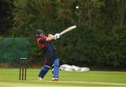 21 August 2024; Paul Stirling of Northern Knights in action during the Cricket Ireland Inter-Provincial IP20 Trophy match between Munster Reds and Northern Knights at The Mardyke in Cork. Photo by Matt Browne/Sportsfile