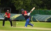 21 August 2024; Paul Stirling of Northern Knights in action during the Cricket Ireland Inter-Provincial IP20 Trophy match between Munster Reds and Northern Knights at The Mardyke in Cork. Photo by Matt Browne/Sportsfile