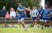 22 August 2024; Harry Byrne during a Leinster Rugby squad open training session at Gorey RFC in Wexford. Photo by Seb Daly/Sportsfile
