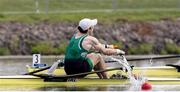 24 August 2024; Paul O'Donovan of Ireland during the lightweight men's single sculls final at the World Rowing Championships at Royal Canadian Henley Rowing Course in St Catharines, Canada. Photo by Stephen Leithwood/Sportsfile