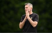 25 August 2024; Corduff selector Rory Gallagher during the Monaghan Senior Club Football Championship Group 1 Round 3 match between Corduff and Aughnamullen at Pairc Gaeltacht Corr Dubh in Corduff, Monaghan. Photo by Philip Fitzpatrick/Sportsfile