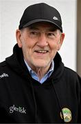 25 August 2024; New joint Offaly county football manager Mickey Harte in attendance during the Offaly Senior Club Football Championship Group 1 Round 3 match between Rhode and Tullamore at Daingean GAA Club in Offaly. Photo by Brendan Moran/Sportsfile