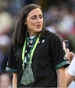 24 August 2024; Dublin footballer Hannah Tyrrell during the 2024 Aer Lingus College Football Classic match between Florida State and Georgia Tech at Aviva Stadium in Dublin. Photo by Brendan Moran/Sportsfile