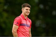 28 August 2024; Galway footballer Tomó Culhane during the Pro AM before the KPMG Women’s Irish Open 2024 at Carton House Golf Club in Maynooth, Kildare. Photo by Tyler Miller/Sportsfile