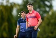 28 August 2024; Galway footballer Tomó Culhane during the Pro AM before the KPMG Women’s Irish Open 2024 at Carton House Golf Club in Maynooth, Kildare. Photo by Tyler Miller/Sportsfile