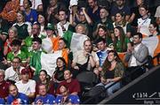 29 August 2024; Ireland supporters cheer on Nicole Turner of Ireland during the Women's 50m Freestyle S6 Final on day one of the Paris 2024 Paralympic Games at La Défense Arena in Paris, France. Photo by Harry Murphy/Sportsfile