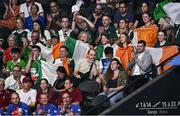 29 August 2024; Ireland supporters cheer on Nicole Turner of Ireland during the Women's 50m Freestyle S6 Final on day one of the Paris 2024 Paralympic Games at La Défense Arena in Paris, France. Photo by Harry Murphy/Sportsfile