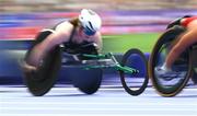 31 August 2024; Shauna Bocquet of Ireland during the women's 5000m T54 final on day three of the Paris 2024 Paralympic Games at Stade de France in Paris, France. Photo by Ramsey Cardy/Sportsfile