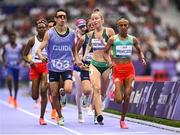 31 August 2024; Greta Streimikyte of Ireland, second from right, in action during the Women's 1500m T13 final on day three of the Paris 2024 Paralympic Games at Stade de France in Paris, France. Photo by Ramsey Cardy/Sportsfile
