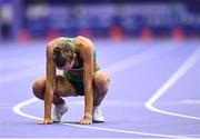 31 August 2024; Greta Streimikyte of Ireland after finishing fourth in the Women's 1500m T13 final on day three of the Paris 2024 Paralympic Games at Stade de France in Paris, France. Photo by Ramsey Cardy/Sportsfile