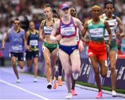 31 August 2024; Greta Streimikyte of Ireland, centre, on her way to finishing fourth in the Women's 1500m T13 final on day three of the Paris 2024 Paralympic Games at Stade de France in Paris, France. Photo by Ramsey Cardy/Sportsfile