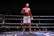31 August 2024; Sami Hamed during his welterweight bout against Jesse Clarke during the Misfits Boxing & DAZN X Series at the 3Arena in Dublin. Photo by David Fitzgerald/Sportsfile
