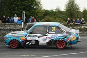 1 September 2024; Michael Conlon and James McEneaney compete in their Ford Escort Mk2 during the Bluebird Care Galway Summer Rally, Round 7 of the Triton Showers National Rally Championship 2024, in Ballinasloe, Galway. Photo by Philip Fitzpatrick/Sportsfile