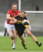 1 September 2024; Mark O'Shea of Dr Crokes in action against Liam O'Connor of Dingle during the Kerry Senior Club Football Championship final between Dingle and Dr Crokes at Austin Stacks Park in Tralee, Kerry. Photo by Brendan Moran/Sportsfile