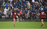 1 September 2024; Pauric Mahony of Ballygunner, left, celebrates at the final whistle after his side's victory in the Waterford Senior Club Hurling Championship Final match between Abbeyside Ballinacourty and Ballygunner at Fraher Field in Dungarvan, Waterford. Photo by Seb Daly/Sportsfile