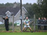 1 September 2024; Spectators during the Armagh Senior Club Football Championship Group B second round match between High Moss Sarsfields and Crossmaglen Rangers at Fr. Dan McGeown Park in Derrytrasna, Armagh. Photo by Piaras Ó Mídheach/Sportsfile