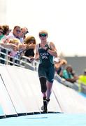 2 September 2024; Cassie Cava of Ireland on her way to finishing the women's PTS4 race on day five of the Paris 2024 Paralympic Games at Pont Alexandre III in Paris, France. Photo by Ramsey Cardy/Sportsfile