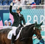 3 September 2024; Kate Kerr-Horan of Ireland on Lykkebo's Don Akino during the grade III individual event on day six of the Paris 2024 Paralympic Games at Château de Versailles in Paris, France. Photo by Sportsfile