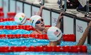 3 September 2024; Nicole Turner of Ireland after the women's S6 50m butterfly heats on day six of the Paris 2024 Paralympic Games at La Defense Arena in Paris, France. Photo by Ramsey Cardy/Sportsfile
