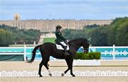 3 September 2024; Michael Murphy of Ireland on Cleverboy during the grade I individual event on day six of the Paris 2024 Paralympic Games at Château de Versailles in Paris, France. Photo by Sportsfile