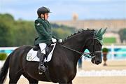 3 September 2024; Michael Murphy of Ireland on Cleverboy during the grade I individual event on day six of the Paris 2024 Paralympic Games at Château de Versailles in Paris, France. Photo by Sportsfile