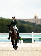 4 September 2024; Sarah Slattery of Ireland on Savona during the Grade V Individual Event on day seven of the Paris 2024 Paralympic Games at Château de Versailles in Paris, France. Photo by Harry Murphy/Sportsfile